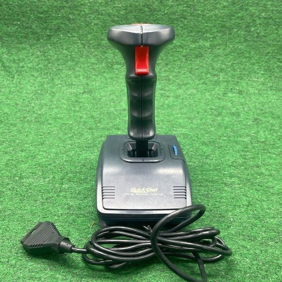 WARRIOR 5 Quickshot QS-123A Deluxe Analog Joystick Vintage Atari IBM XT - Picture 2 of 5
